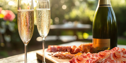 Maridaje de lujo: La armonía entre el champán y el jamón ibérico