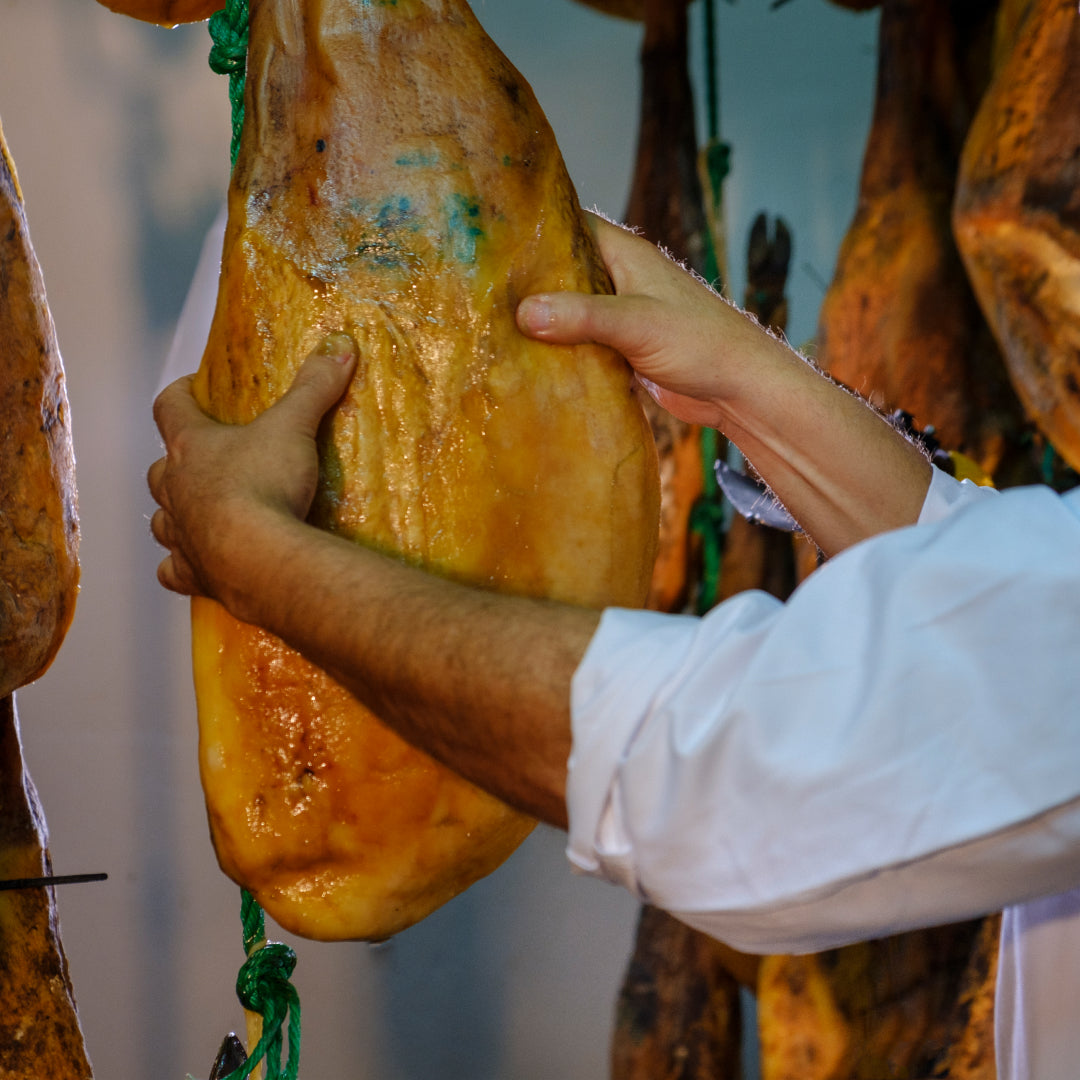 Jam Raza Jamón Cebo de Campo ibérico 50% raza ibérica corte cuchillo – Ibéricos ...